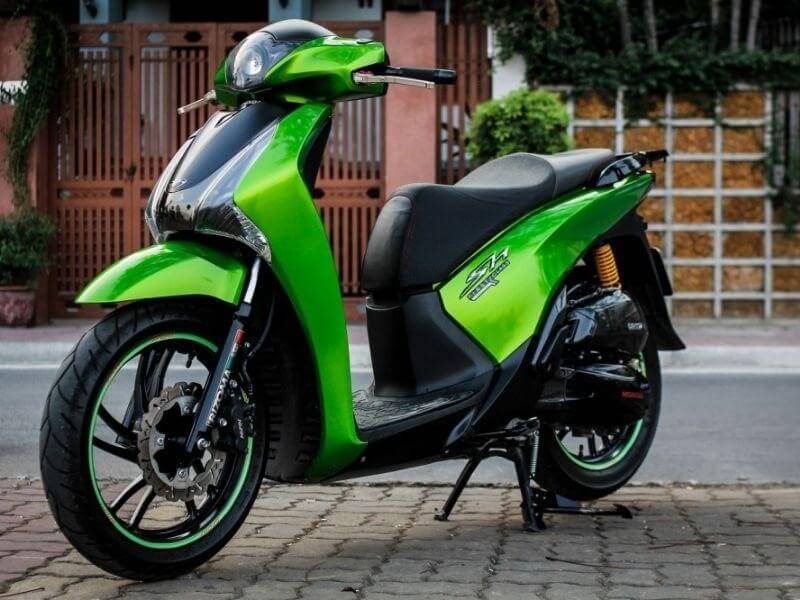 Phiên bản tạo sự thu hút với màu sơn xanh lá Kawasaki Z1000 (Hình 20)