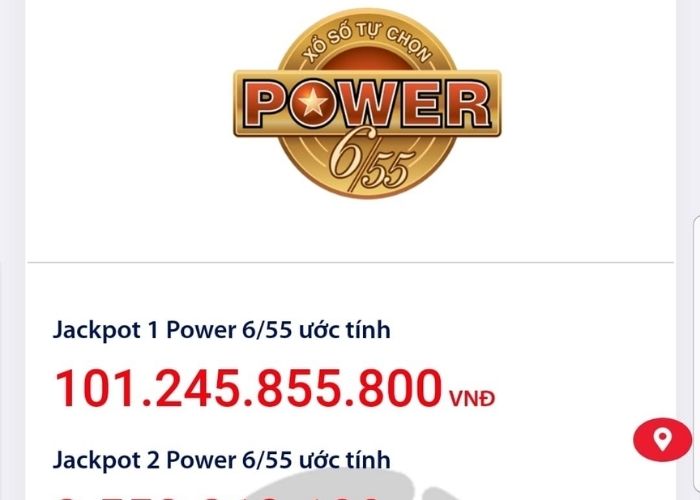 Power 6/55 cung cấp nhiều phần thưởng có giá trị hơn