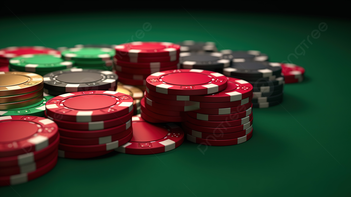 Hình nền Chip Poker Màu đỏ được Sắp Xếp ở Nhiều Vị Trí Khác Nhau Trên Kết Xuất 3d Nền Bàn Poker Màu Xanh Lá Cây, Chip Poker, Cá Cược, Chip Sòng